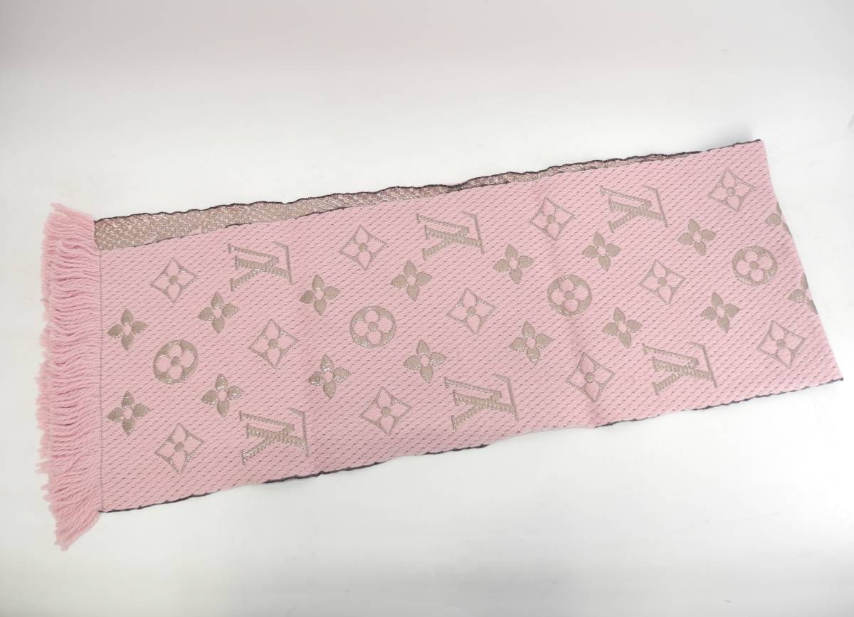 マフラー エシャルプ ルイヴィトン シャイン LOUIS ウール VUITTON