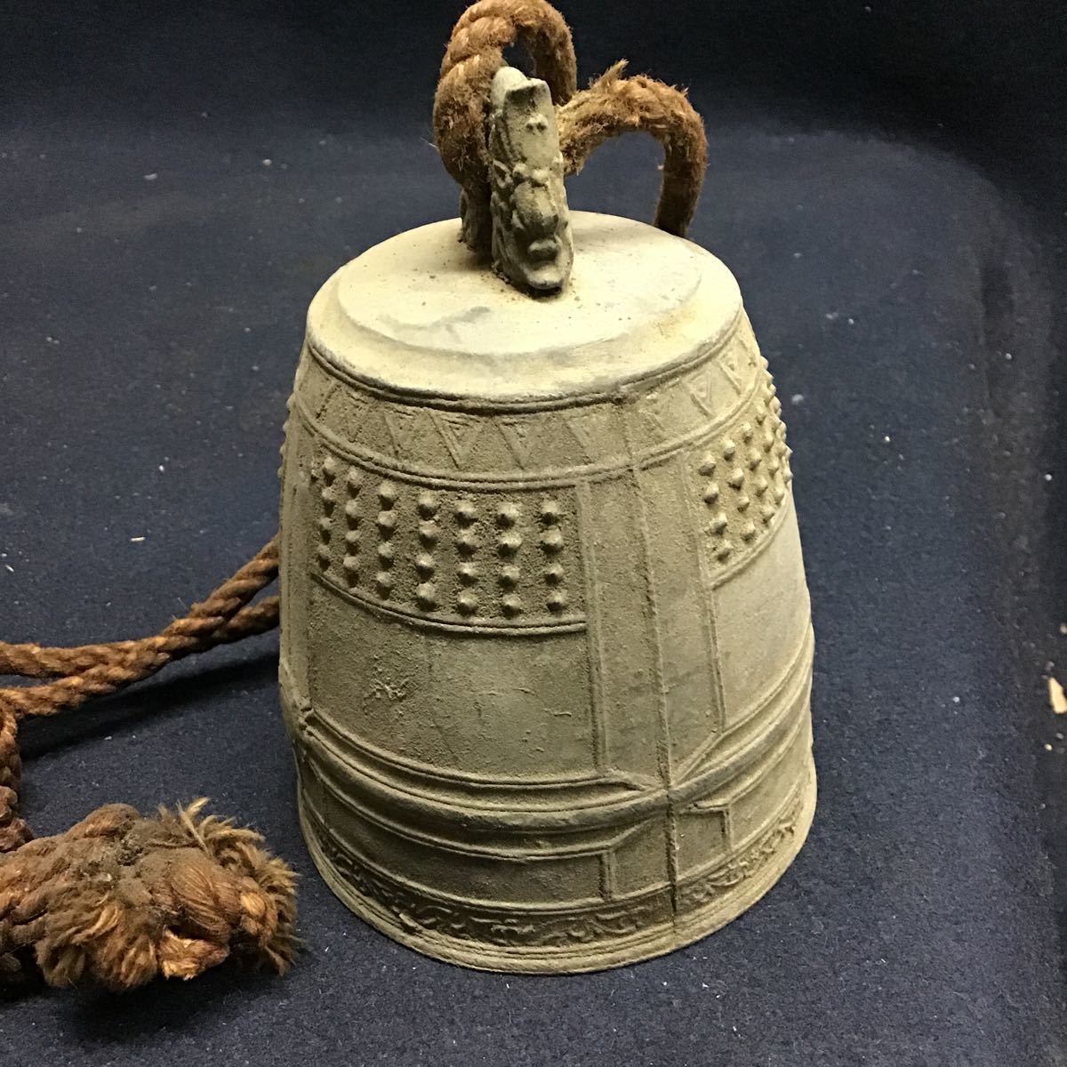 *レトロ アンティーク 真鍮鐘　骨董　大正レトロ　昭和レトロ 釣鐘 美術品・アンティーク・コレクション *レトロ アンティーク 真鍮鐘