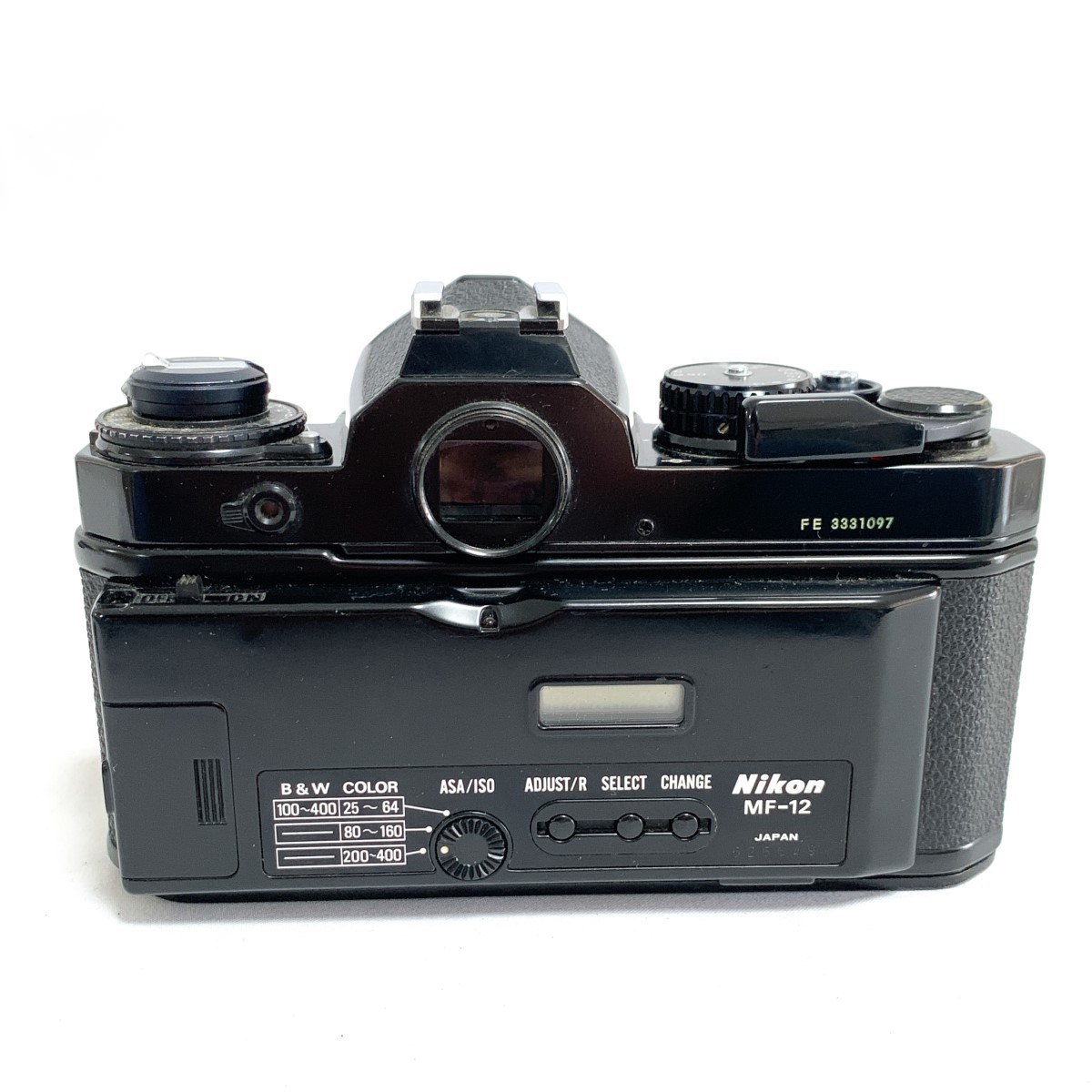 精度良好・モルト交換済ニコン Nikon FE ブラック 黒 ボディ