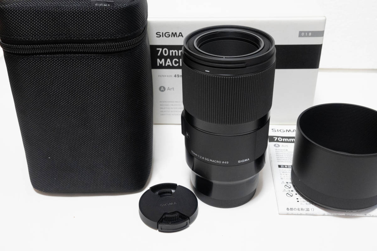 美品☆SIGMA シグマ 70㎜ F2.8 DG MACRO ソニー Eマウント用 ソニー