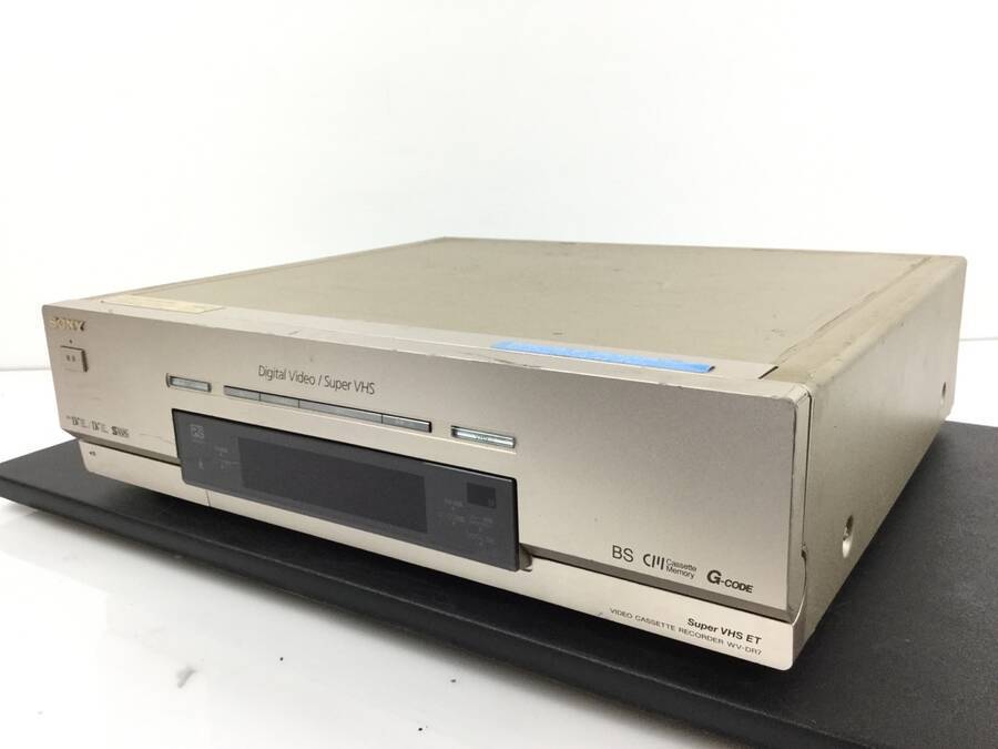 SONY WV-DR7 DV/S-VHSビデオデッキ○ジャンク品 【公式通販】