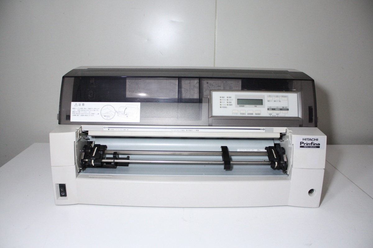 F1047【中古】HITACHI ドットプリンター ☆Impact DX-4131A 簡易印字