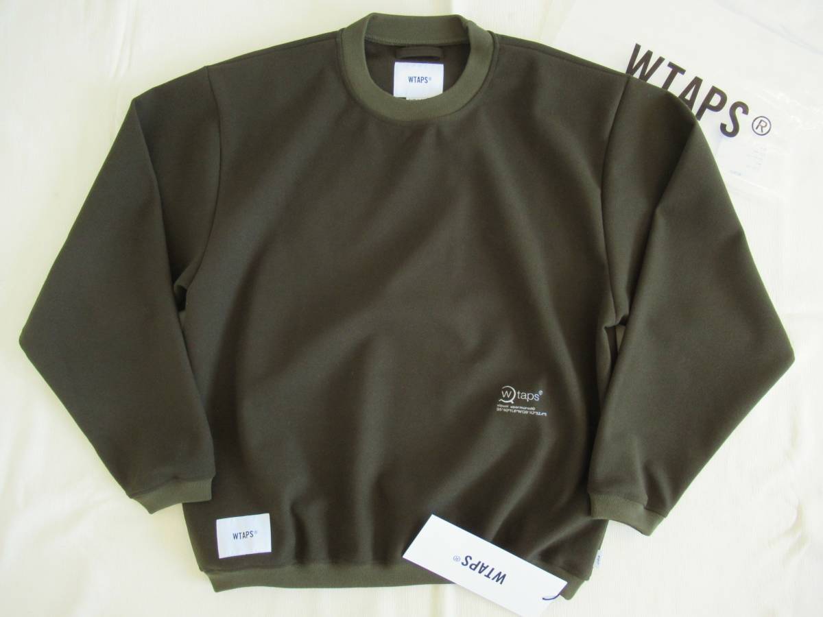 20AW サイズM オリーブドラブ SMOCK / CREW NECK / POLY ダブル 
