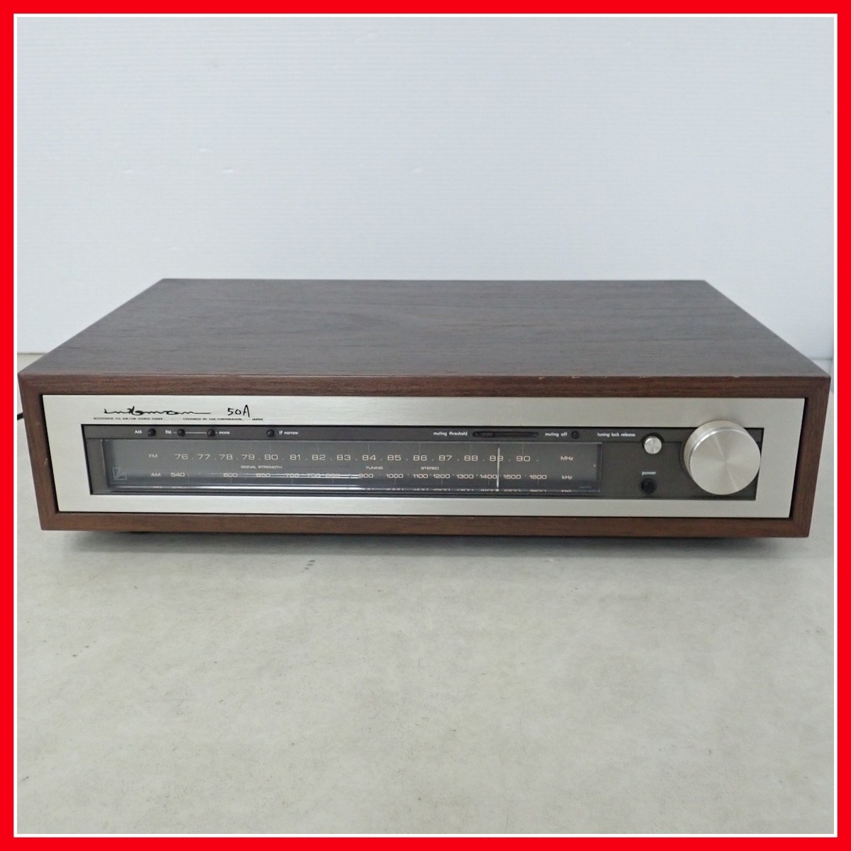☆LUXMAN AM/FM チューナー T-50A ラックスマン 現状品【40
