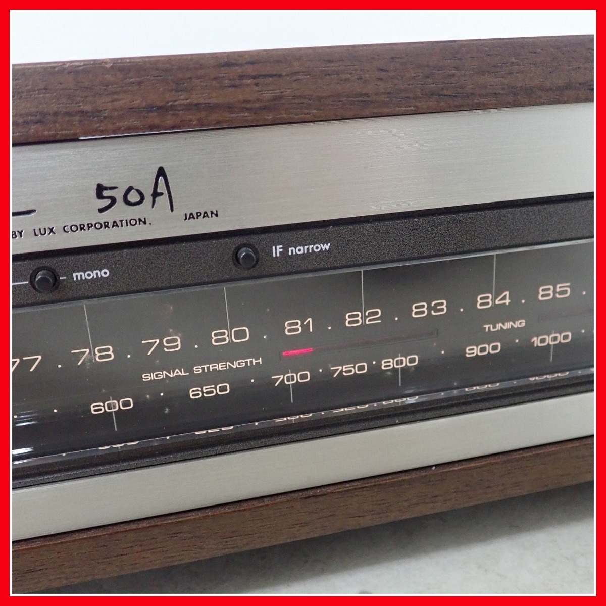 ☆LUXMAN AM/FM チューナー T-50A ラックスマン 現状品【40