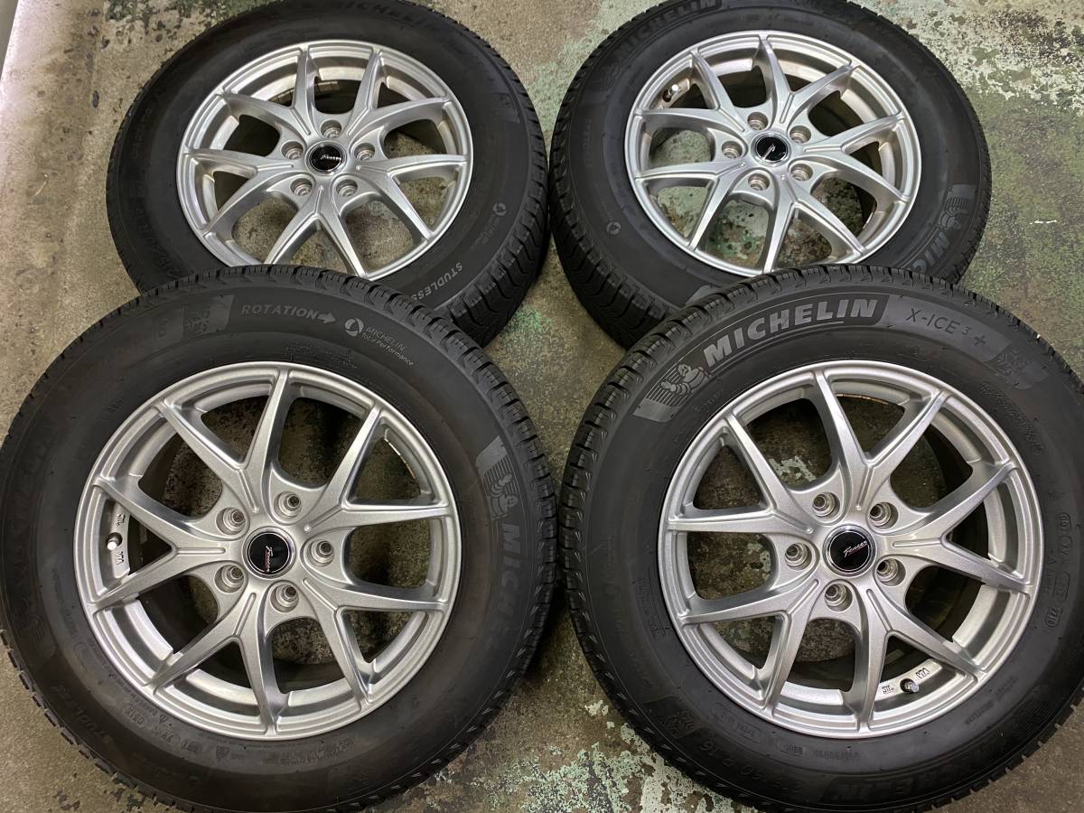 215/60R16 ・9分山スタッドレスタイヤアルミホイール4本セット