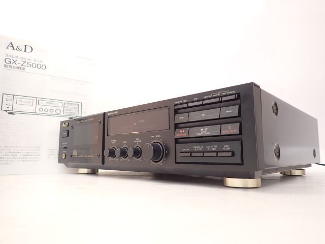 A&D アカイ 赤井電機 カセットデッキ GX-Z5000 説明書付き □ 5DD3E-4