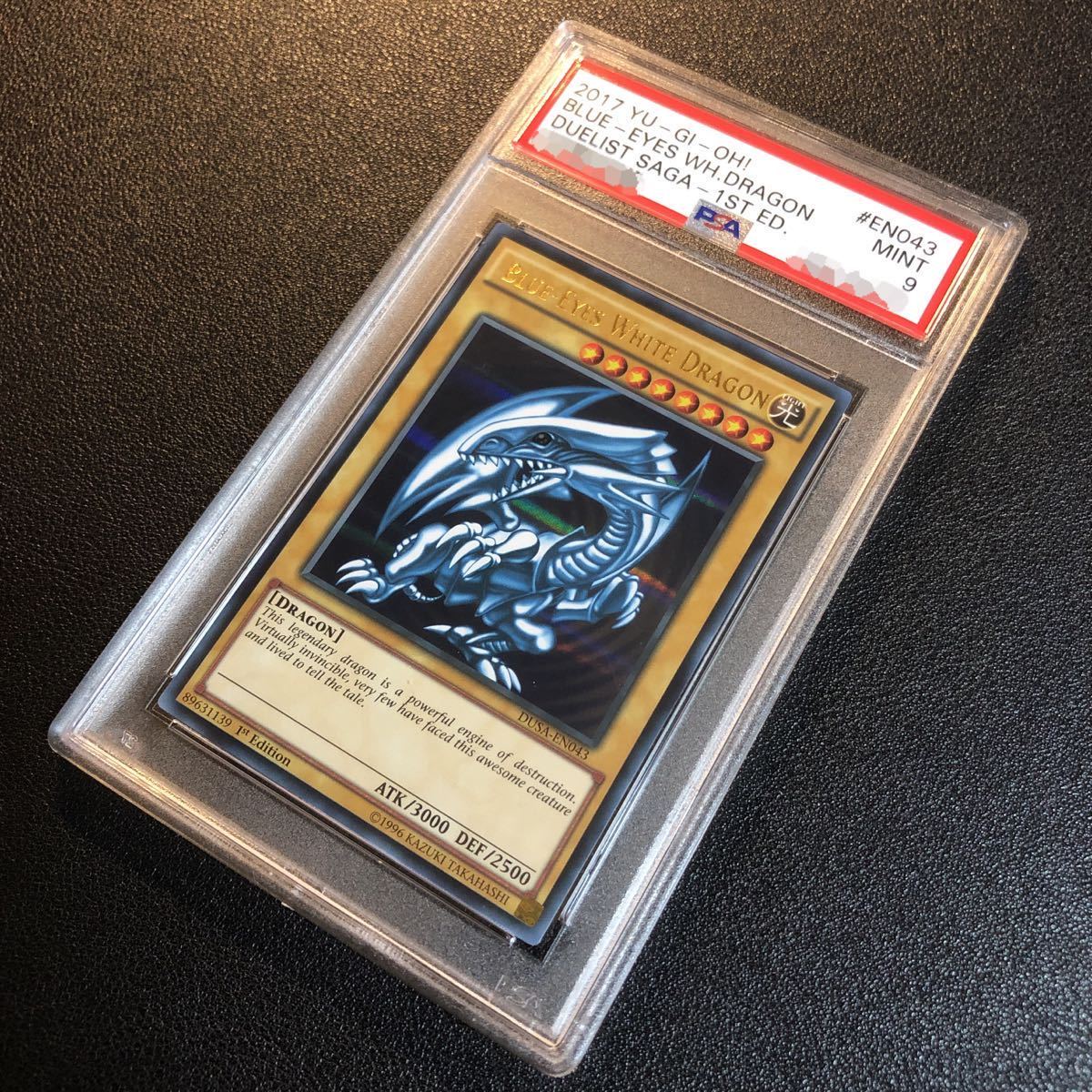 1円スタート~◇PSA9/MINT◇遊戯王 青眼の白龍 英語版 1st DUSA-EN043