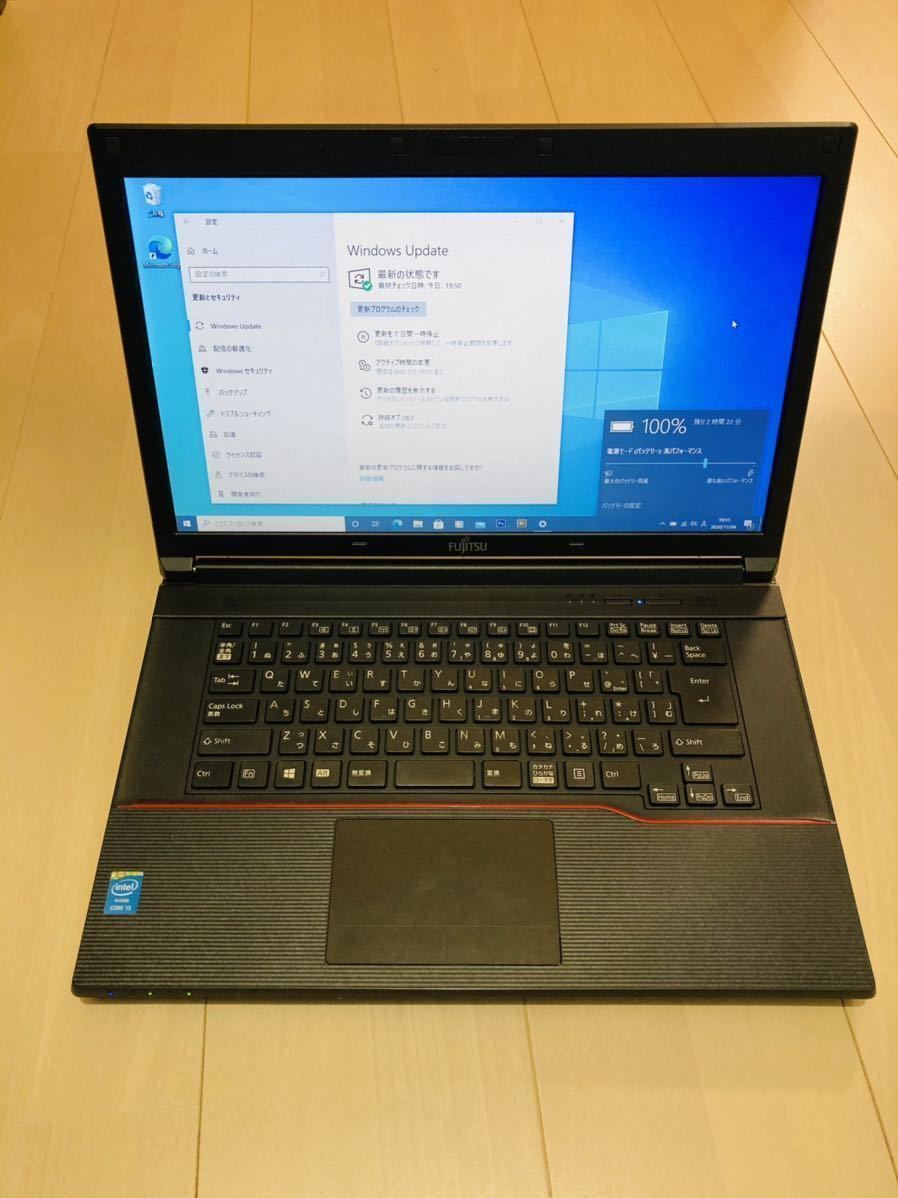 送料無料 SSD】LIFEBOOK A574/H CPU i3-4000M（2.40GHz） SSD:120GB