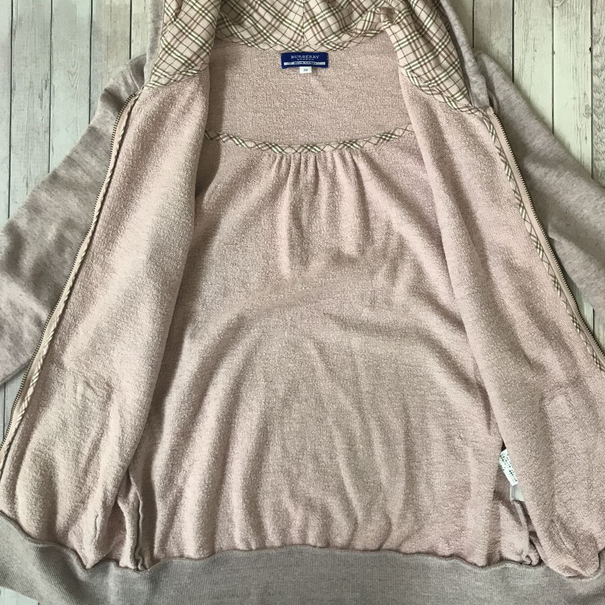 BURBERRY バーバリー ブルーレーベル ジップアップ パーカー