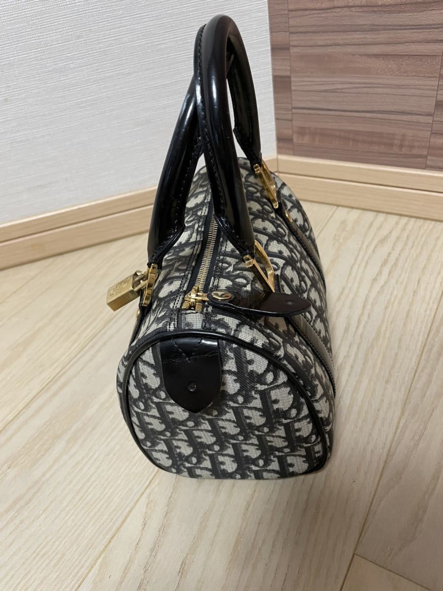 Christian Dior クリスチャンディオール トロッター柄 ミニボストン