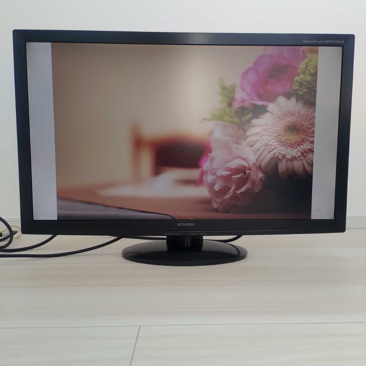 MITSUBISHI 27インチモニター Diamondcrysta 三菱電機 - PC モニター