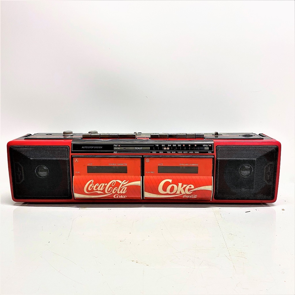 美品・非売品】コカ・コーラ Wラジカセ Coca-Cola 昭和 レトロ 美品