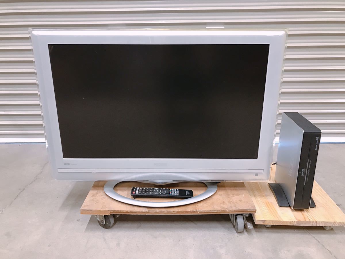 中古 HITACHI 日立 WOOO 32型液晶テレビ UT32-MH700JW 2008年製