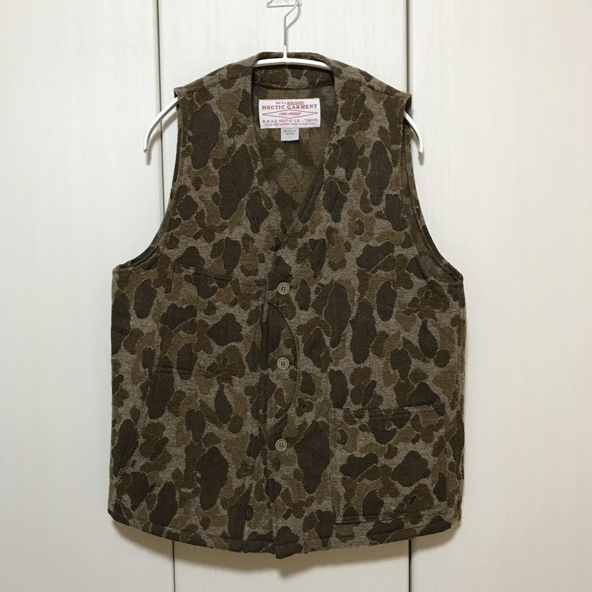 定価約2万円HECTIC GARMENT ヘクティク カモフラ 迷彩 ハンティング 