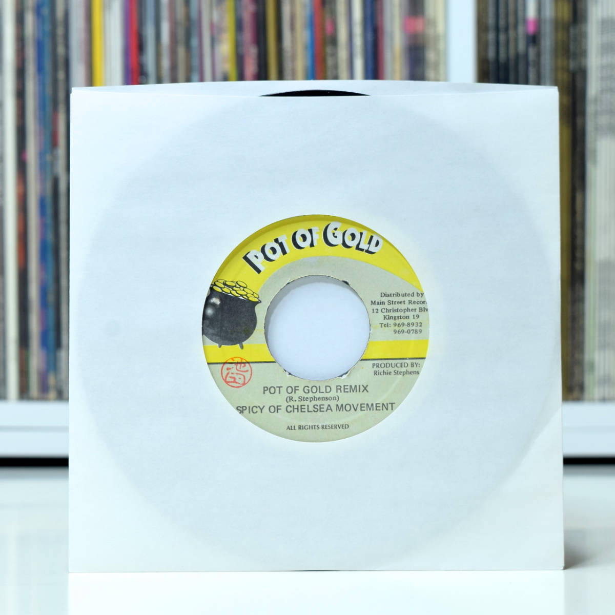 中古/ 7”/ ジャマイカ盤】SPICY OF CHELSEA MOVEMENT「POT OF GOLD