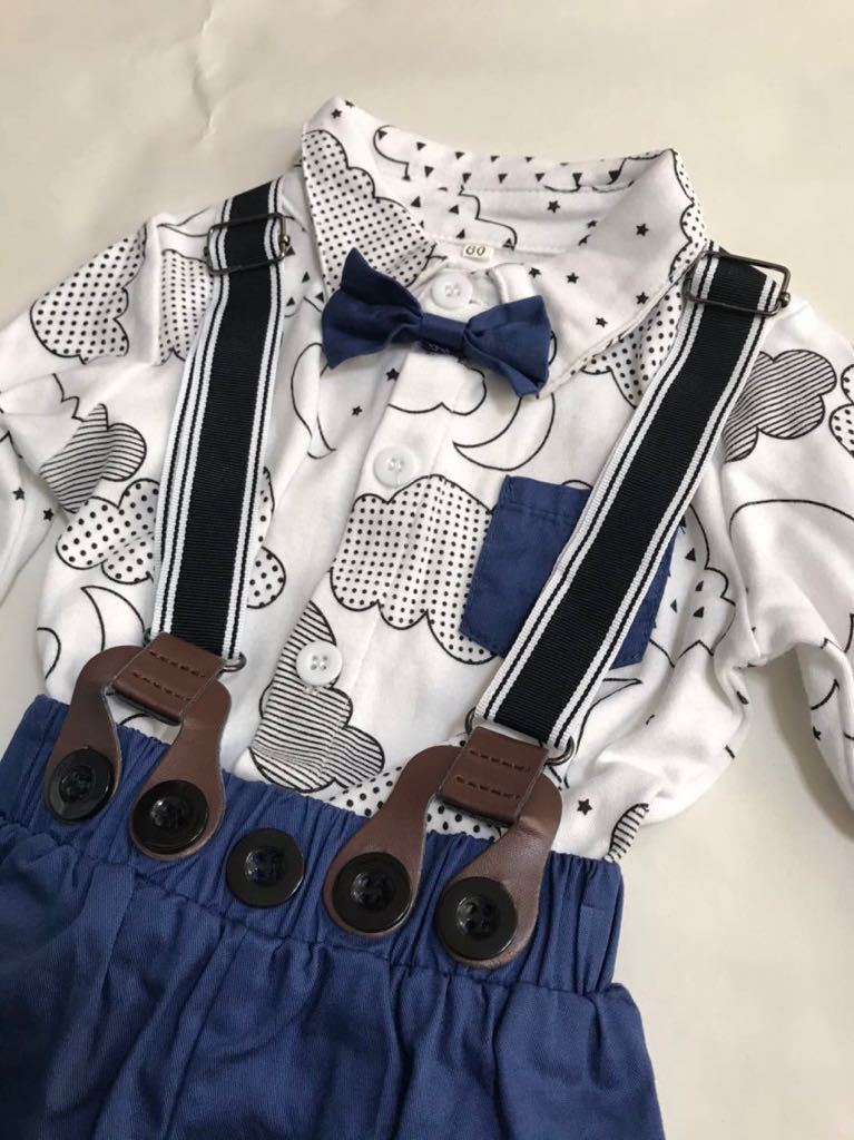 着用1回ベビー フォーマル 子供服 サイズ80 男の子 セットアップ 記念日に 80 75 84cm 売買されたオークション情報 Yahooの商品情報をアーカイブ公開 オークファン Aucfan Com