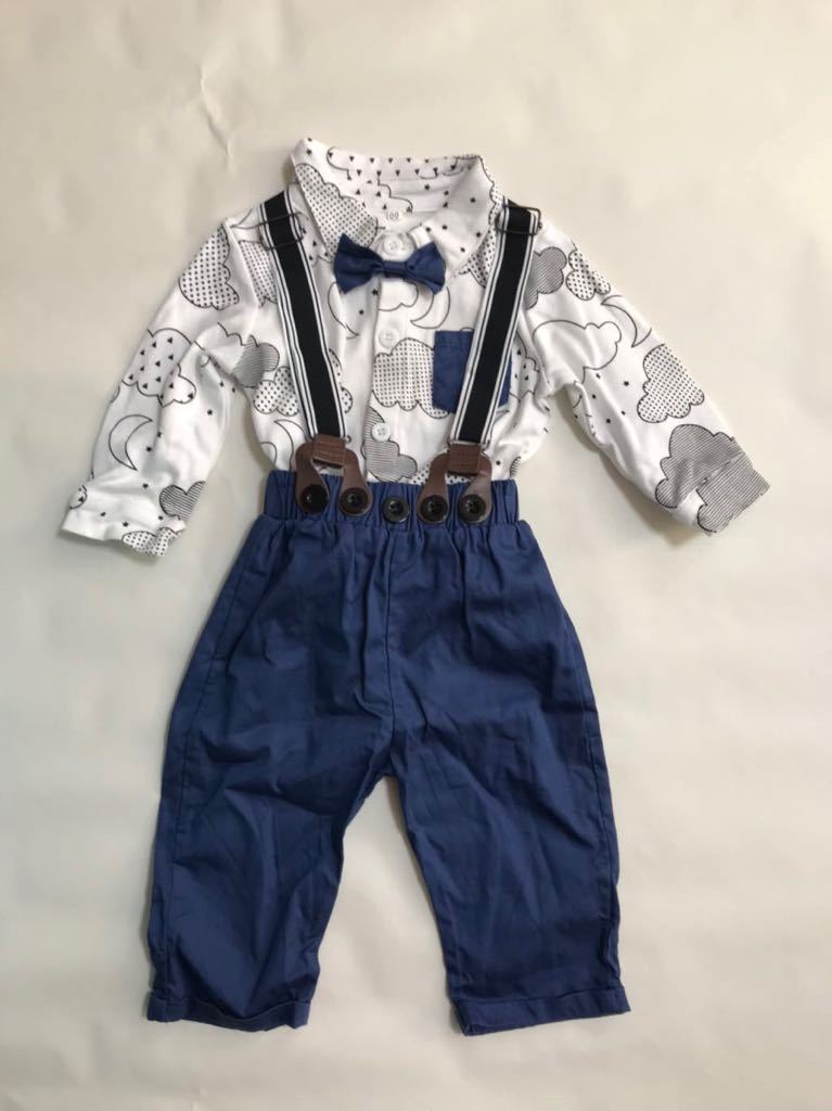 着用1回ベビー フォーマル 子供服 サイズ80 男の子 セットアップ 記念日に 80 75 84cm 売買されたオークション情報 Yahooの商品情報をアーカイブ公開 オークファン Aucfan Com