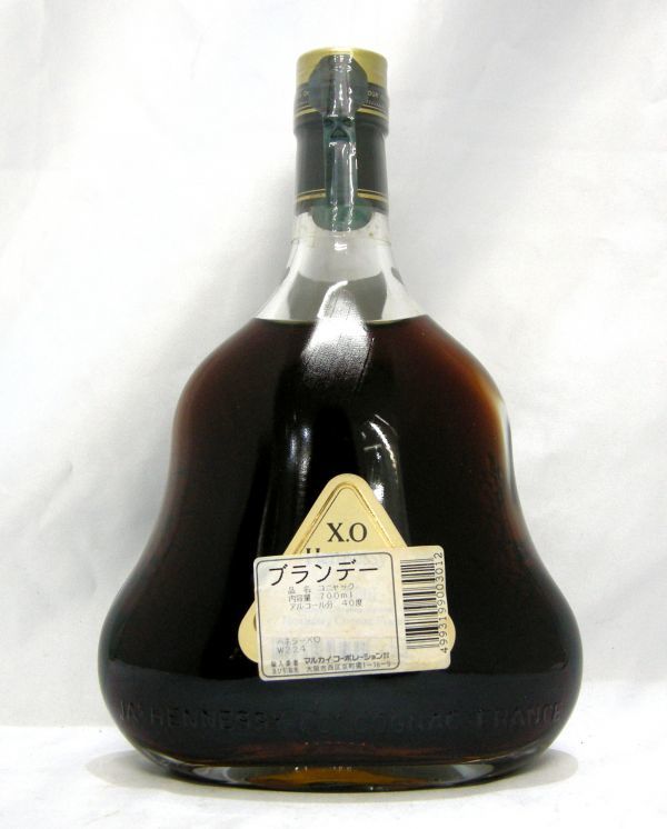 1000円スタート 酒 Hennessy XO ヘネシー クリアボトル 700ml 40% 未開栓 箱付 T811 ヘネシー Hennessy XO 公式関西国際空港 1000ML PARADIS