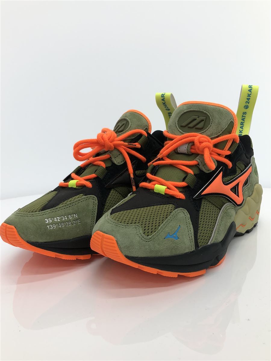 MIZUNO◆ローカットスニーカー/26.5cm/WAVE RIDER 1/ミタスニーカーズ/グリーン/D1GD203135