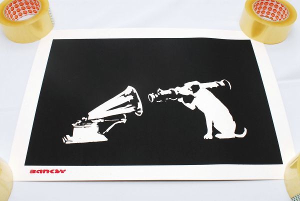 Banksy バンクシー HMV WCP SCREEN PRINT シルクスクリーン プリント