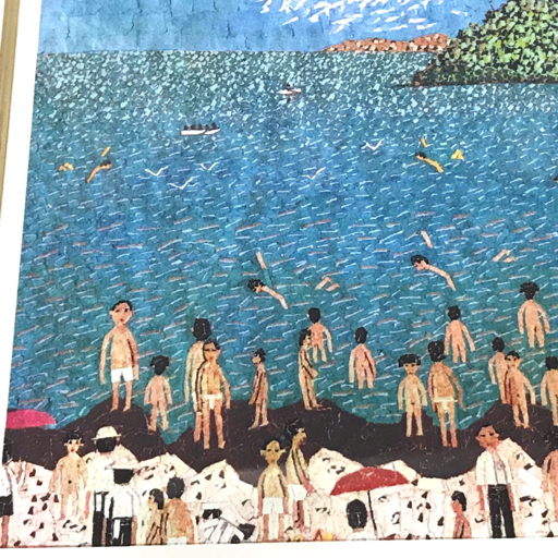 山下清 江ノ島 リトグラフ 絵画 149/300 真作 額縁入り 62×74cmの入札