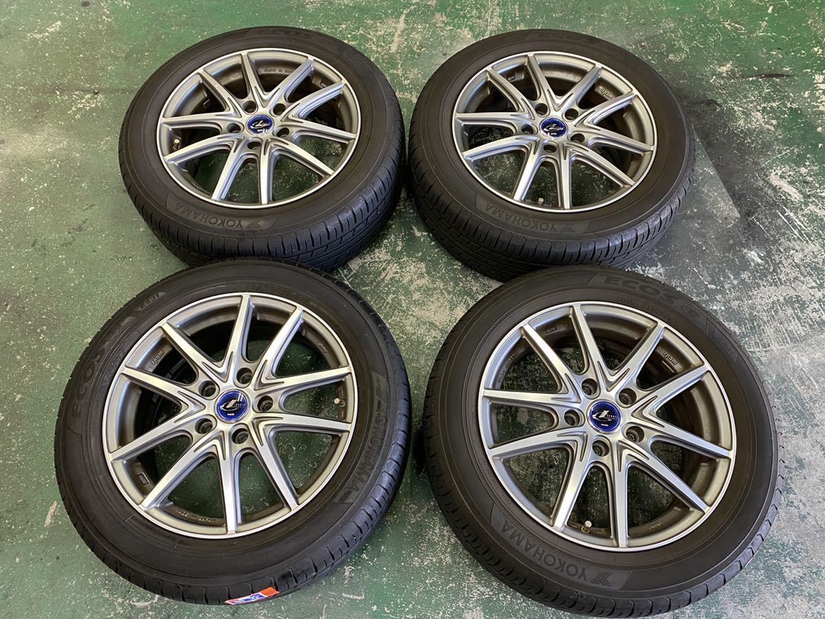 weds LEONIS アルミホイールセット ヨコハマタイヤ 205／55R16 114.3