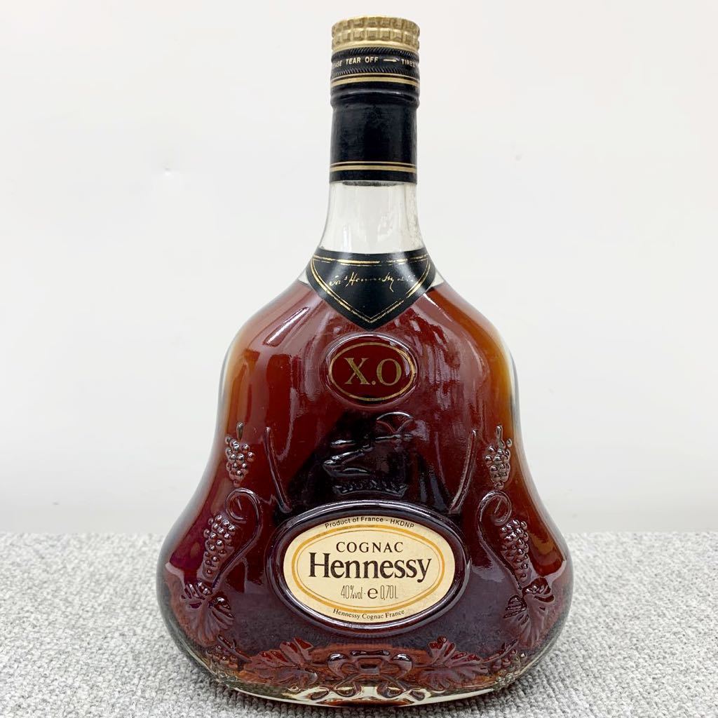 未開栓 古酒 Hennessy XO 700ml 金キャップ ヘネシー エクストラオールド クリアボトル 箱付き コニャック ブランデー 金キャップ XO 古酒 箱 仙18未開栓Hennessy 未開栓》Hennessy