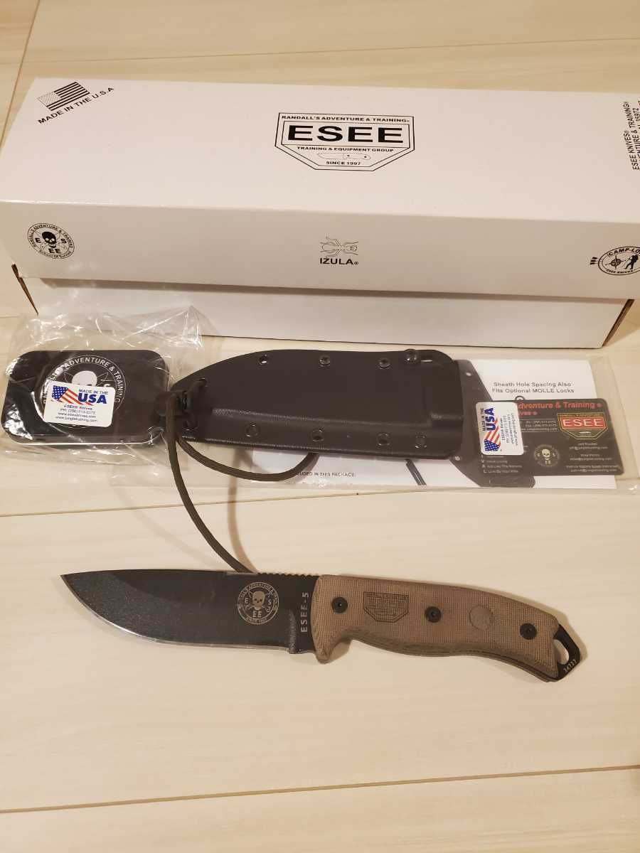 送料無料，限定SALE ESEE 5 エシー ナイフ オンタリオ ケーバー KA-BAR サバイバル バークリバー スパイダルコ(その他)｜売買されたオークション情報、yahooの商品情報をアーカイブ公開 - オークファン その他