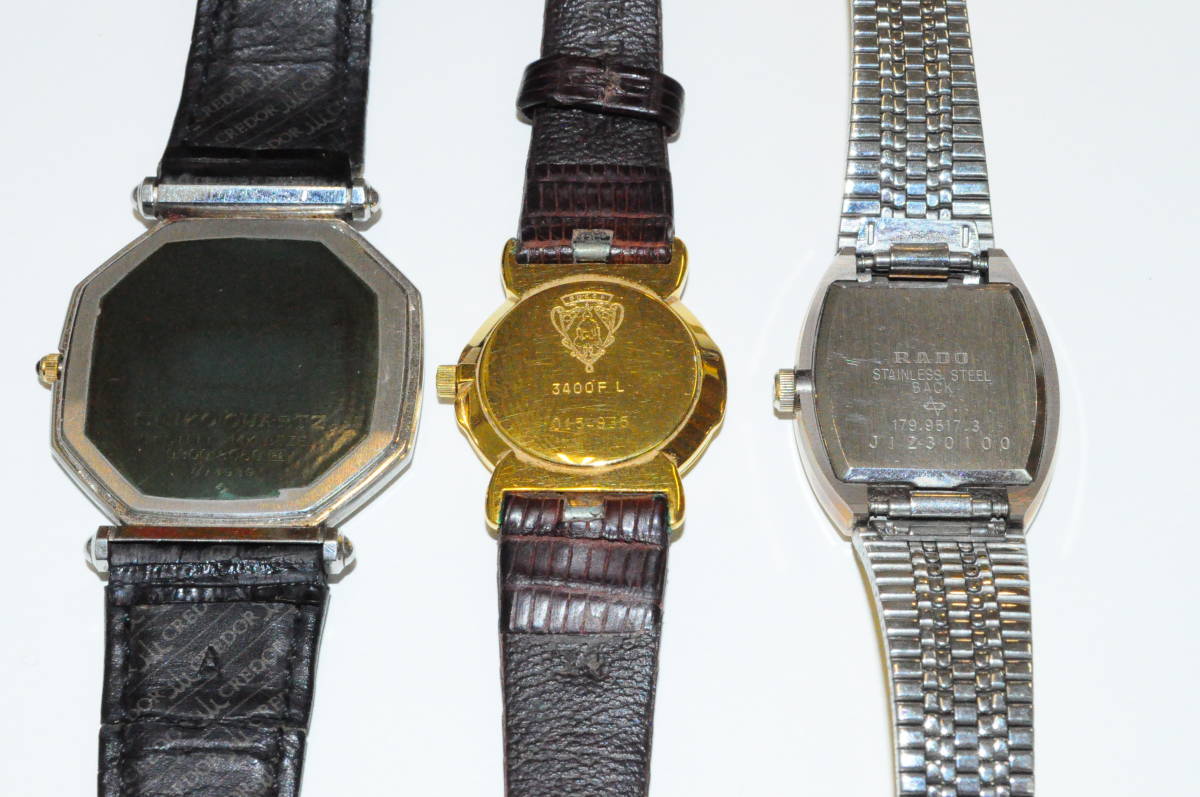 （伊424.473.541）高級時計　（クレドール、GUCCI、RADO）送料無料 RADO Cook High-Tech クック キャプテン \u003cクレドール\u003e50周年記念限定