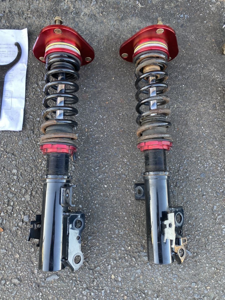 車高調 ストラット プリウスa プリウスアルファ Zvw40 41 全長調整式 フルタップ 減衰力調整式 全長式 車高調整キット サスペンションキット 一式 売買されたオークション情報 Yahooの商品情報をアーカイブ公開 オークファン Aucfan Com