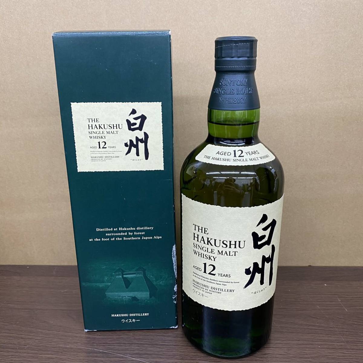 未開栓》SUNTORY サントリー 白州12年 シングルモルト ウイスキー 