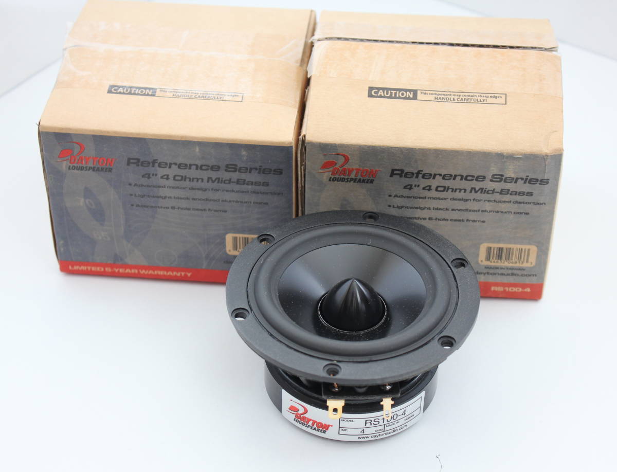 Dayton Audio RS100-4 10cmアルミコーンフルレンジ 公式通販 Audio: 10