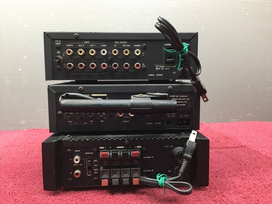 AIWA S-P22 S-C22 セパレートアンプ 本体 ジャンク 値下げ対応可