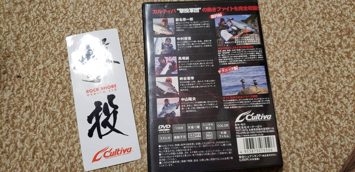 撃投 - DVD ショア磯ジギング! 釣り メルカリ 撃投ジグの通販 カルティバ オーナー MOVIE | 青物 etc Site GEKITO 株式会社オーナーばり