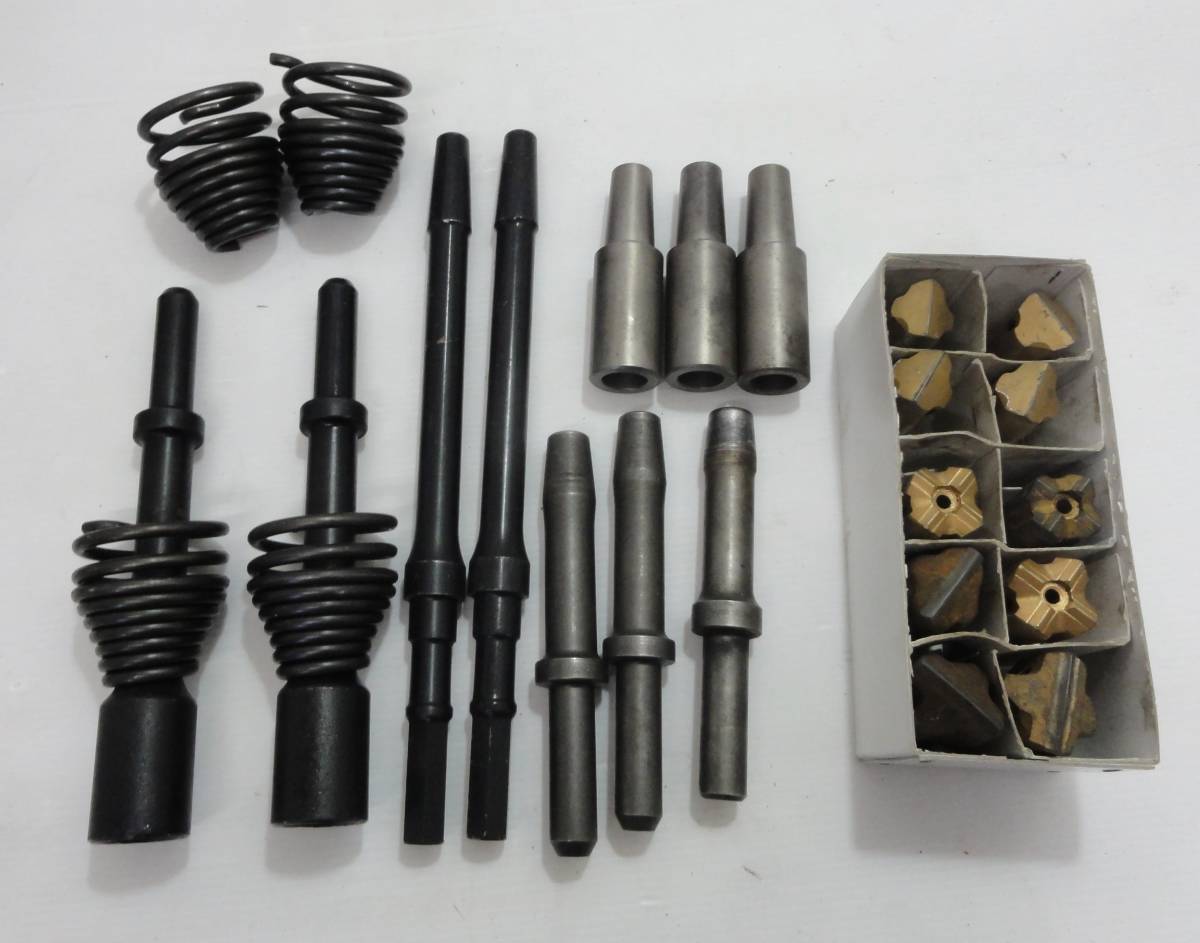 K9021 未使用多数 平戸金属 他 ルートハンマー用テーパーロッド 他 パーツセット 削岩用 はつり ビット