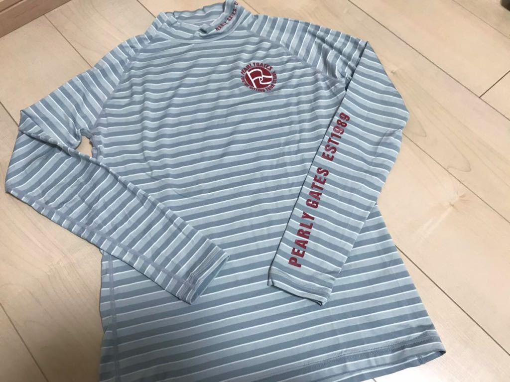 【驚きの破格値，得価】 パーリーゲイツ ストレッチ ハイネックインナーシャツ グレー系 4 P03(パーリーゲイツ)｜売買されたオークション情報、yahooの商品情報をアーカイブ公開 - オークファン シャツ