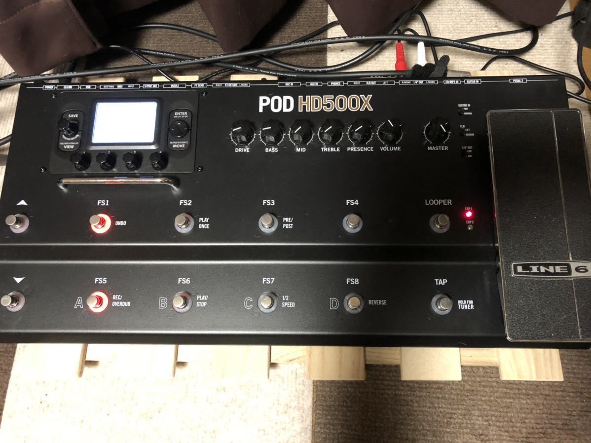 【セール，本物保証】 LINE6 POD HD500X(マルチエフェクター)｜売買されたオークション情報、yahooの商品情報をアーカイブ公開 - オークファン エフェクター