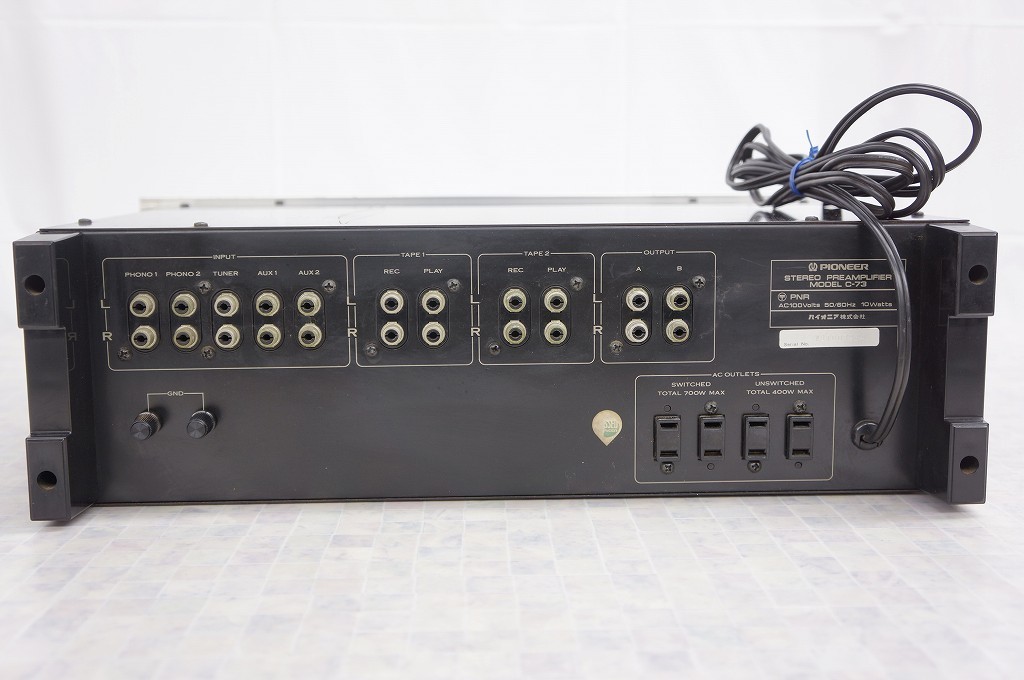 PIONEER パイオニア C-73 ステレオアンプ □a136714z