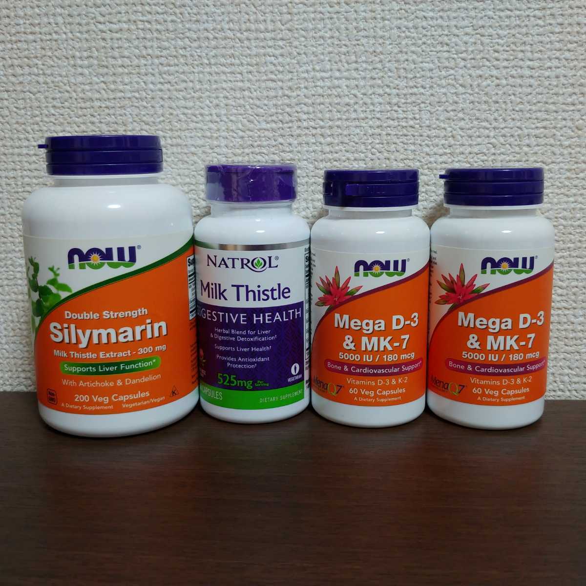 ナウフーズ　ナトロール　シリマリン　ビタミンD3　ミルクシスル　サプリメント_1