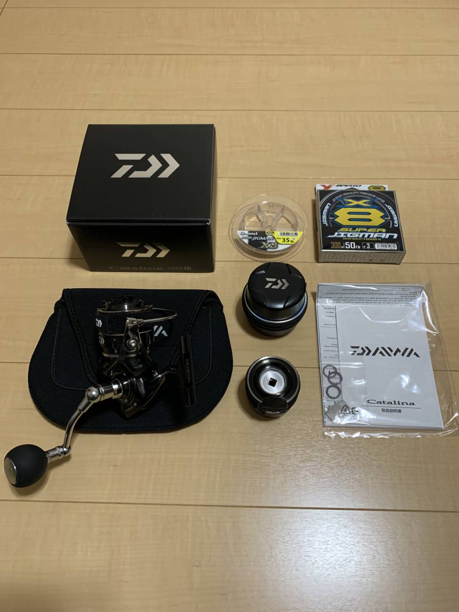  ダイワ DAIWA リール 16 キャタリナ 4000H 3500H 純正 スプール HD ケース付き YGK スーパージグマン PE オーバーホール済み(ダイワ)｜売買されたオークション情報、yahooの商品情報をアーカイブ公開 ダイワ