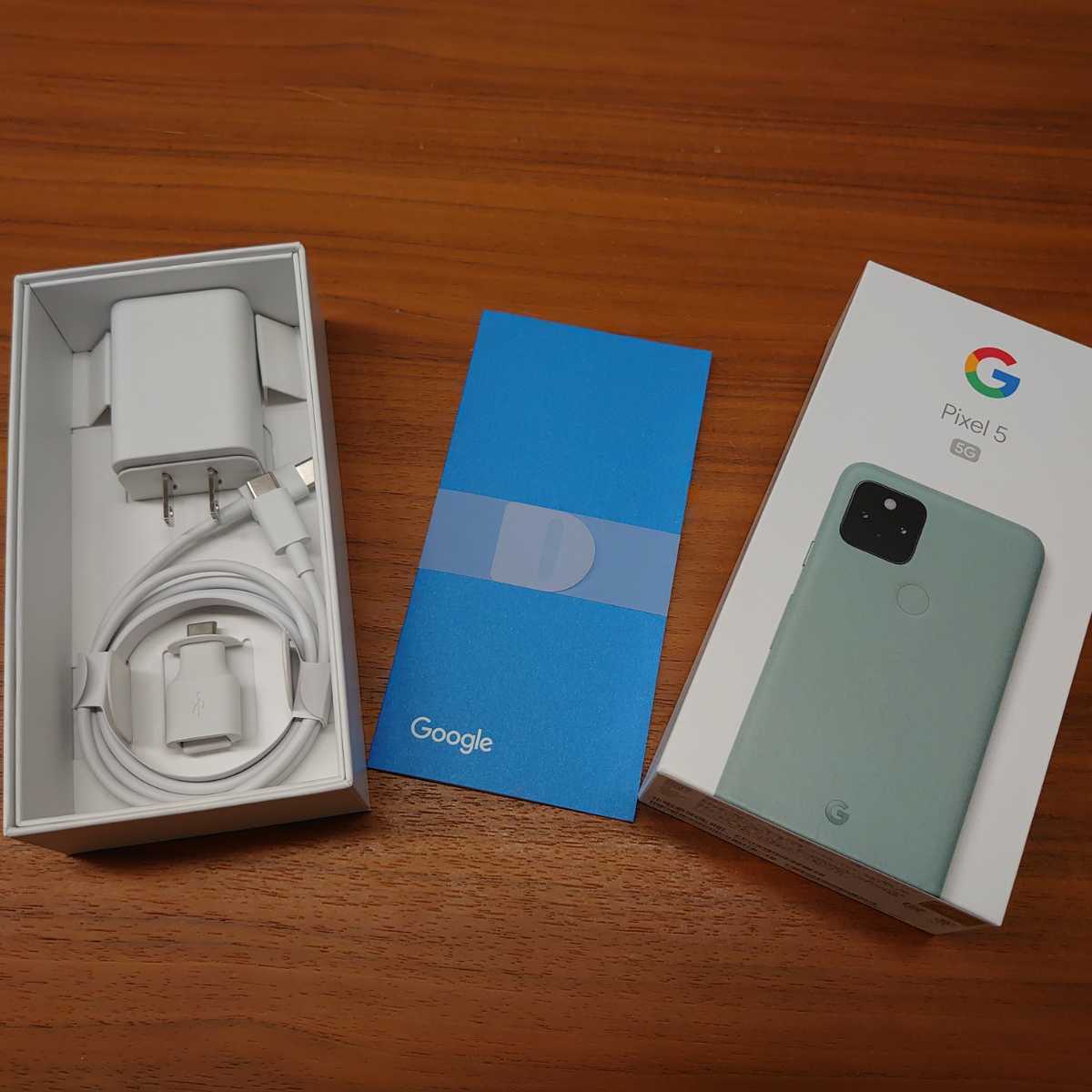 新品未使用 Google Pixel 5 5G SIMフリー SIMロック解除 128GB Sorta Sage 国内プレイストア版 判定◯_2