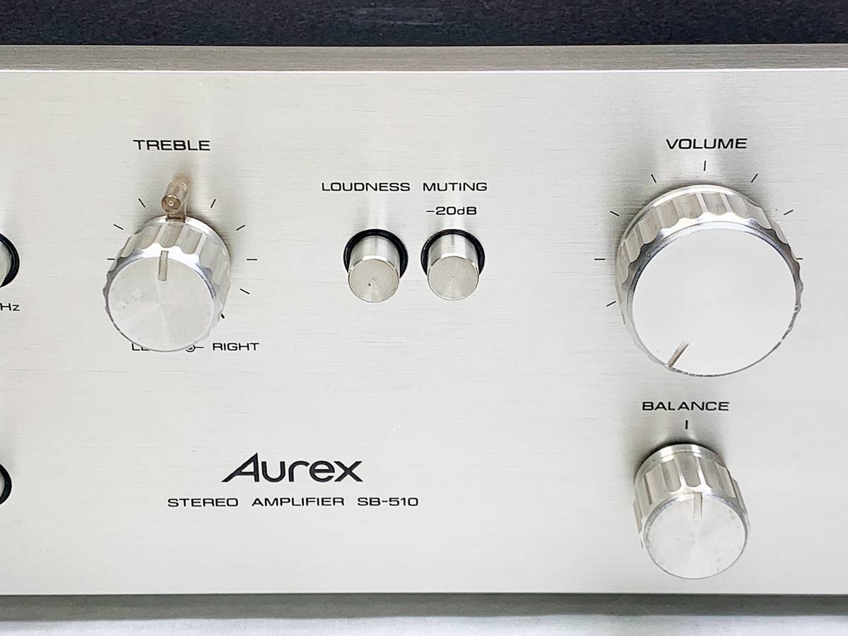 オーレックス SB-510 プリメインアンプ ☆ Aurex SB-510 プリメインアンプ メンテ済動作品 Aurex第一号機 当時
