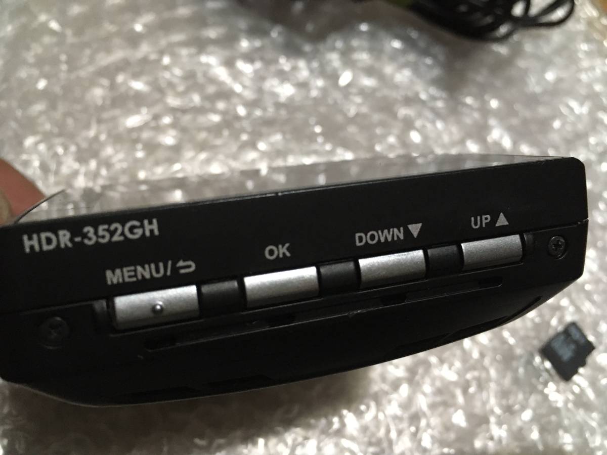 COMTEC コムテック ドライブレコーダー ドラレコ HDR-352GH SDカード8gb