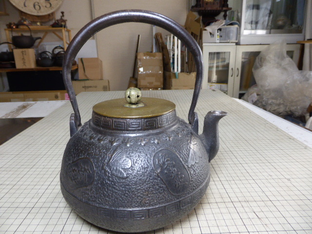 煎茶道具 蓮葉形茶托 銅製 五客 紫砂 鐵壷 湯沸 茶器 【公式通販】