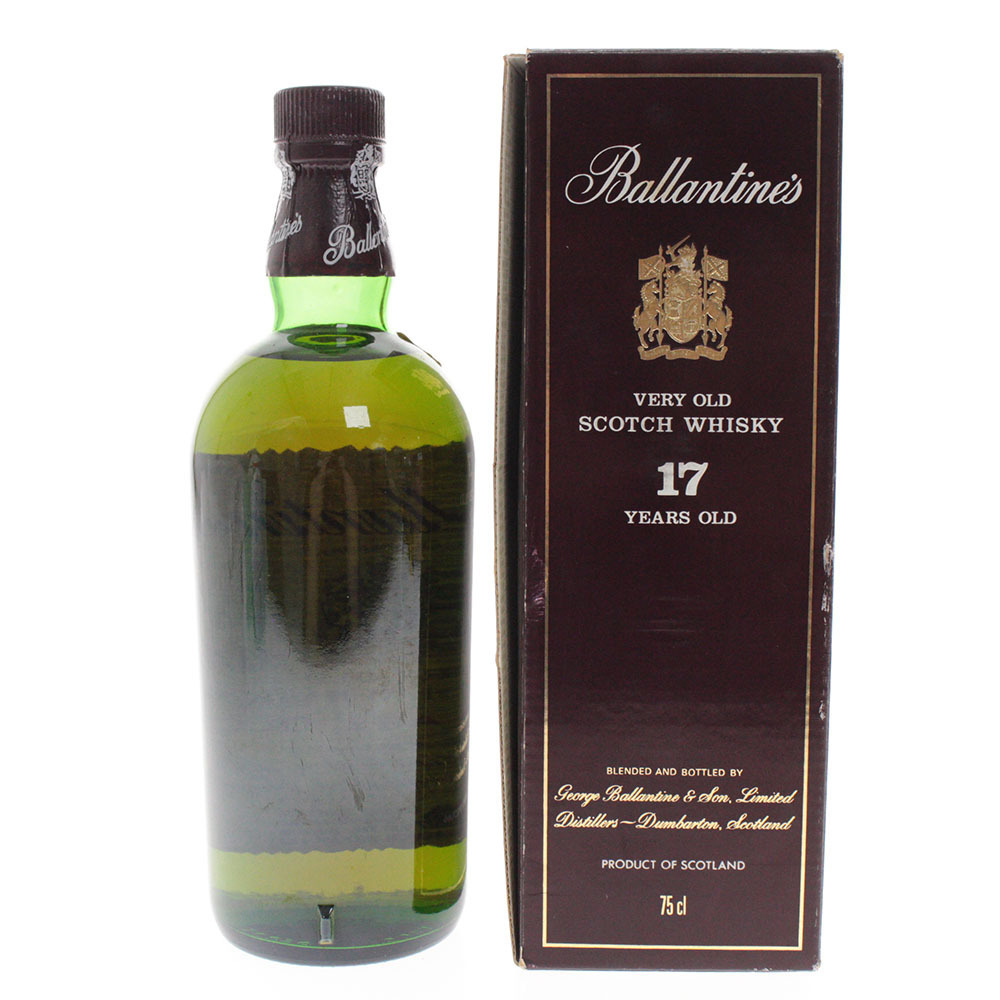 古酒　Ballantine's 17 Years Old スコッチウイスキー □ 酒 Ballantine's バランタイン 17 YEARS OLD 750ml スコッチ