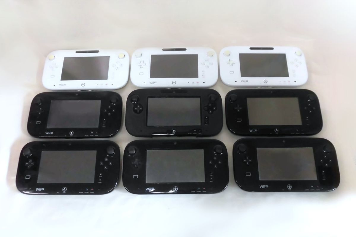 ジャンク 動作未確認 任天堂 WiiU ゲームパッド 9台 まとめ セット ②
