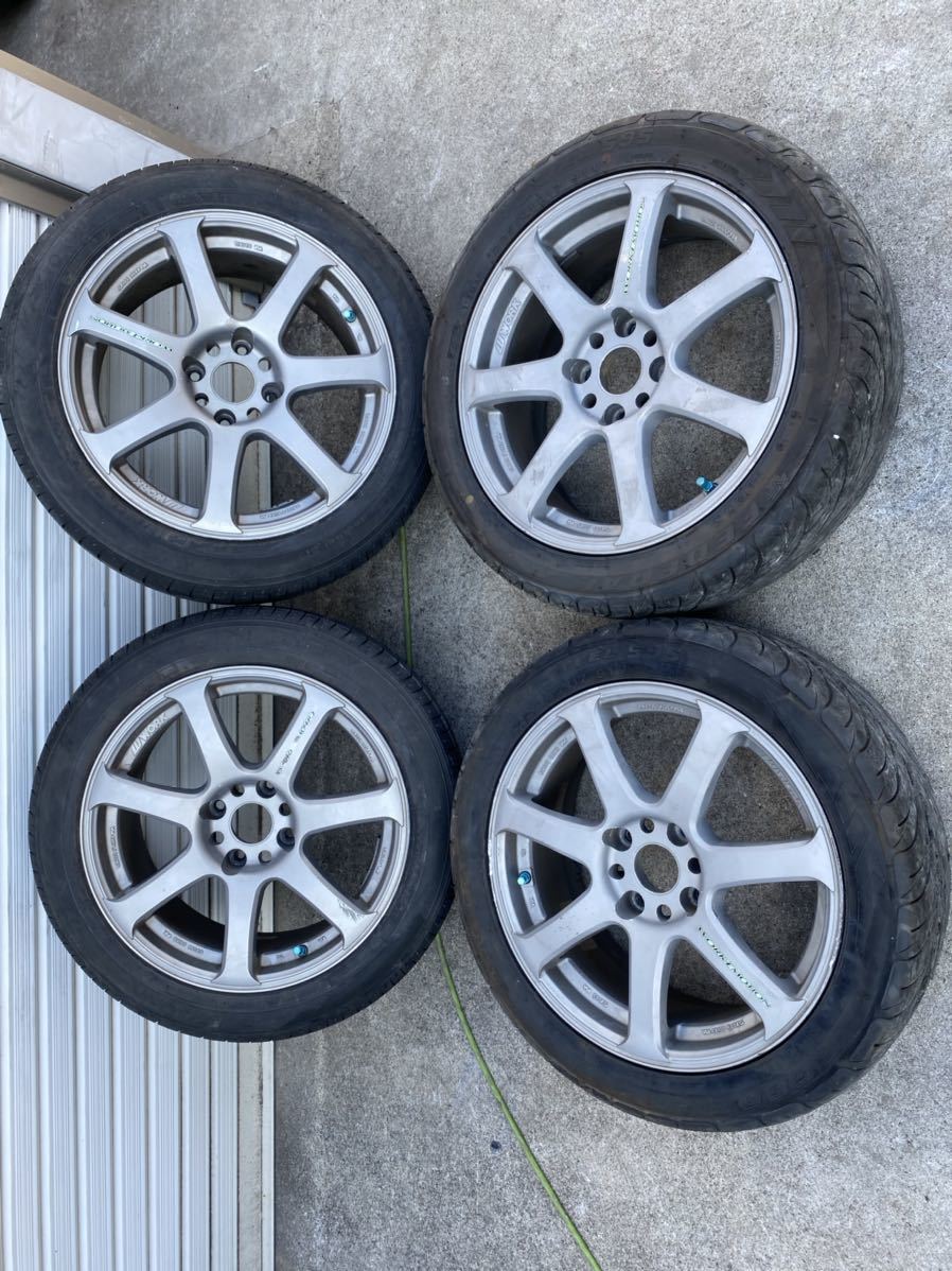 WORK ワーク エモーション XT7 17インチ 7j +32 8j +32 PCD114.3 4穴 シルビア スカイライン セフィーロ 180sx s13 s14 r32 c33