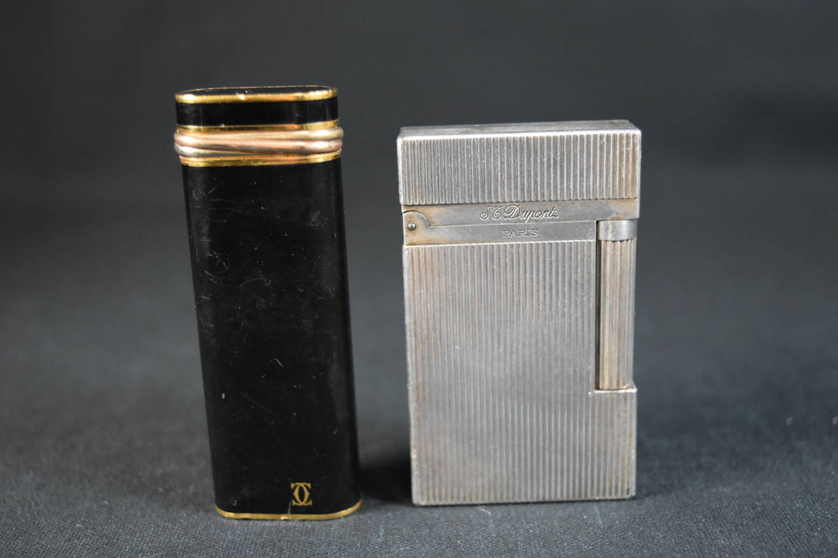 S.T.DUPONT デュポン ライン2 カルティエ ライター セット 喫煙具 