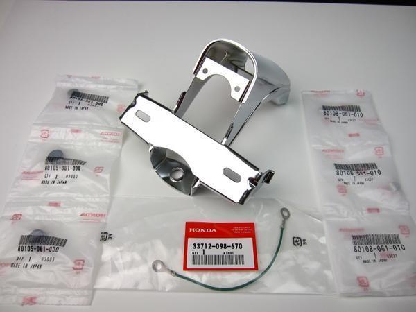 ホンダ純正ダックスナンバープレートブラケットセットNO3036 ホンダ